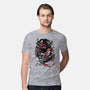 The Spider And The Symbiote Sumi-e-Mens-Premium-Tee-DrMonekers