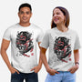 The Spider And The Symbiote Sumi-e-Unisex-Basic-Tee-DrMonekers