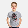 The Spider And The Symbiote Sumi-e-Youth-Basic-Tee-DrMonekers
