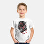 The Spider And The Symbiote Sumi-e-Youth-Basic-Tee-DrMonekers