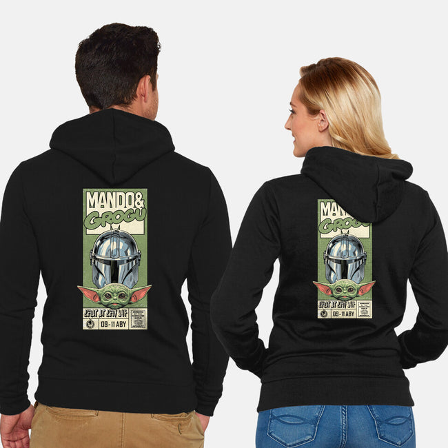 Mandalore Approved-Unisex-Zip-Up-Sweatshirt-CappO