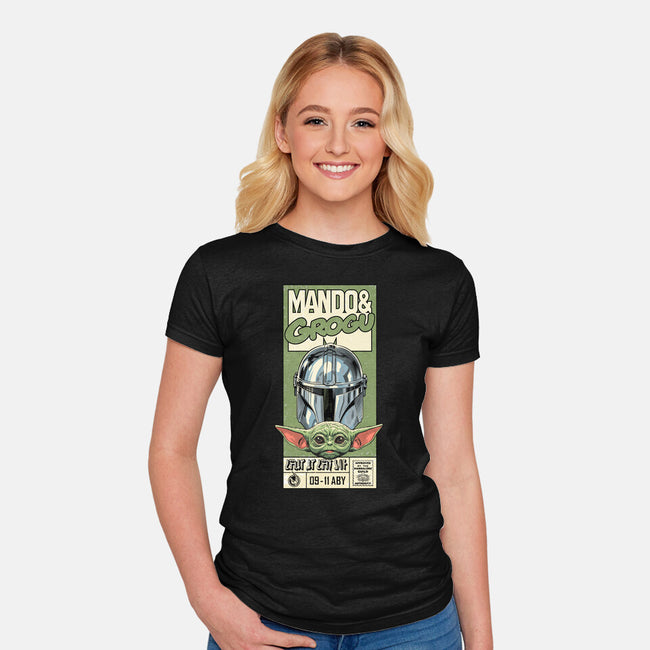 Mandalore Approved-Womens-Fitted-Tee-CappO