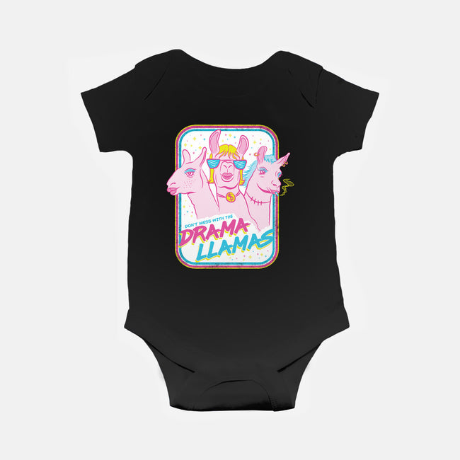 Drama Llamas-Baby-Basic-Onesie-hbdesign