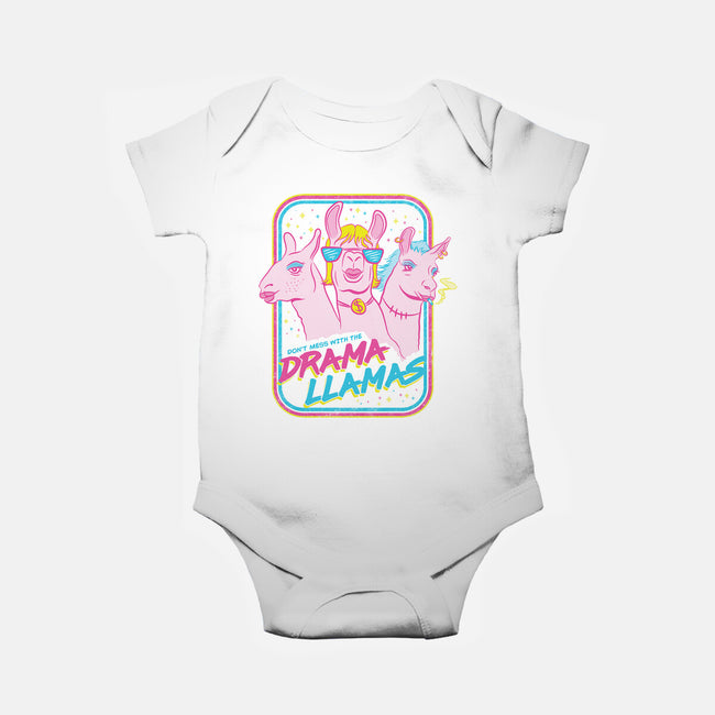 Drama Llamas-Baby-Basic-Onesie-hbdesign