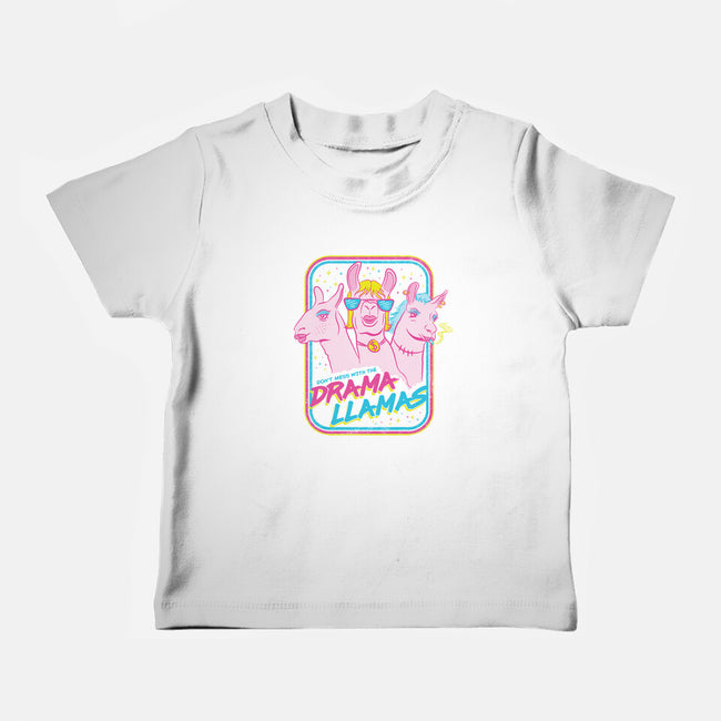 Drama Llamas-Baby-Basic-Tee-hbdesign