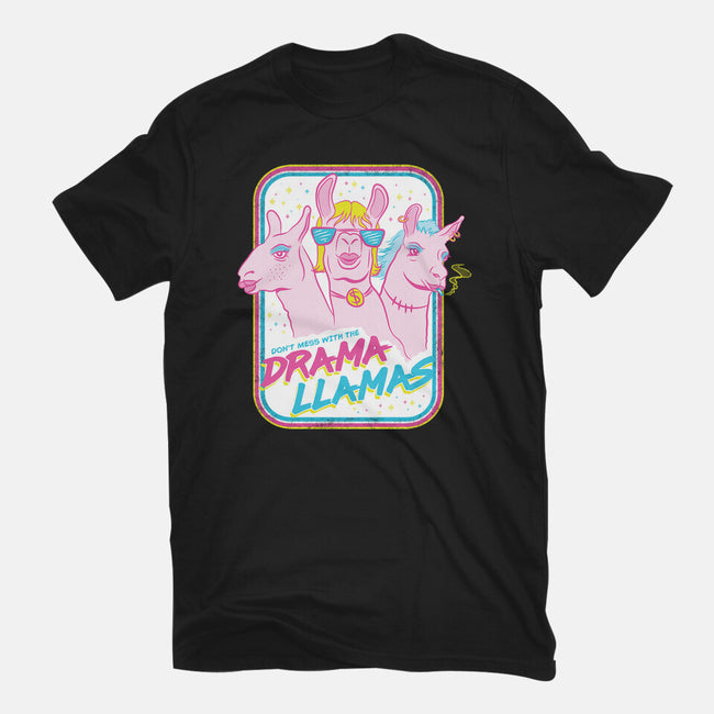 Drama Llamas-Mens-Heavyweight-Tee-hbdesign