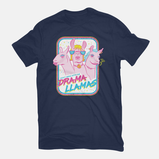 Drama Llamas-Youth-Basic-Tee-hbdesign