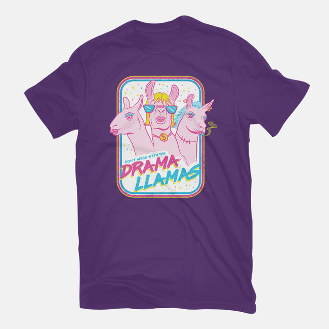 Drama Llamas-Womens-Basic-Tee-hbdesign