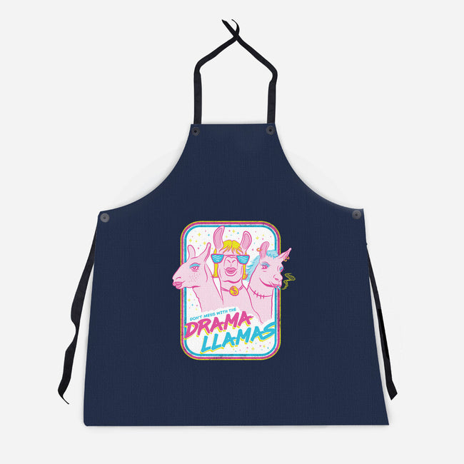 Drama Llamas-Unisex-Kitchen-Apron-hbdesign
