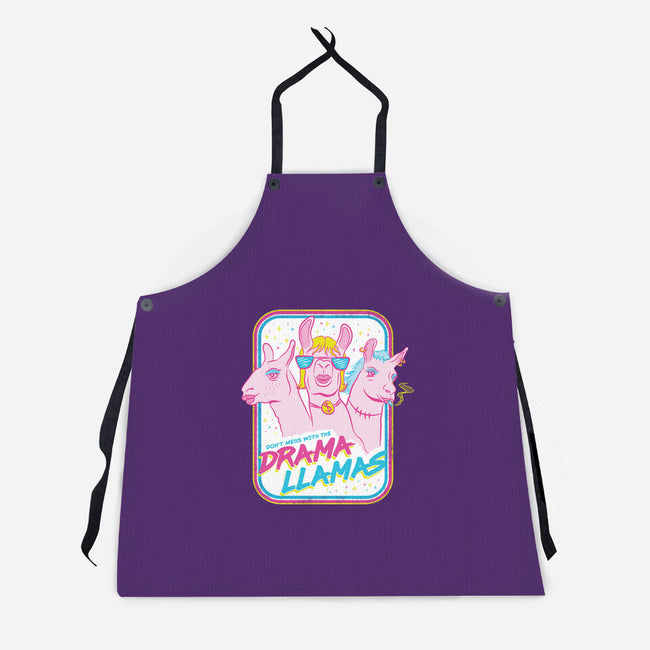 Drama Llamas-Unisex-Kitchen-Apron-hbdesign