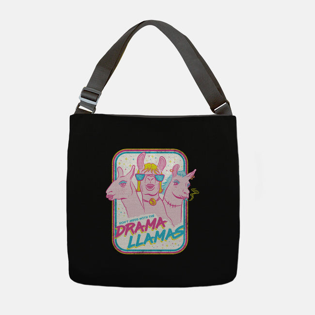 Drama Llamas-None-Adjustable Tote-Bag-hbdesign