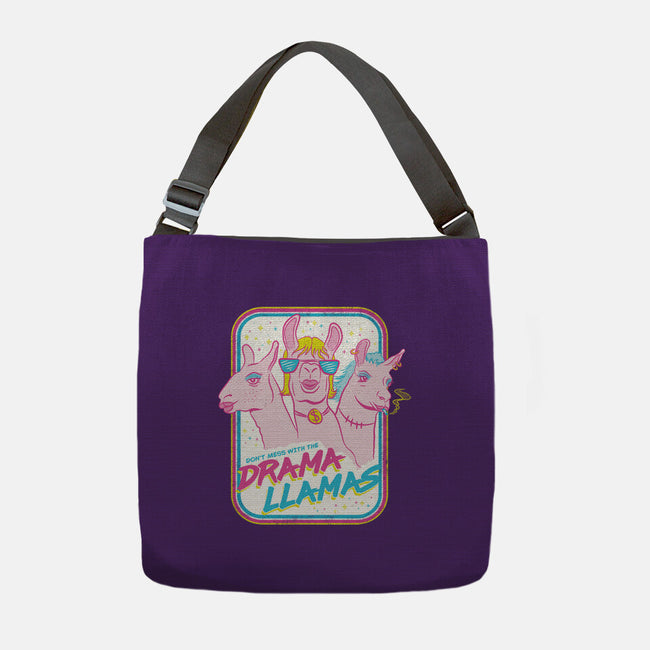Drama Llamas-None-Adjustable Tote-Bag-hbdesign