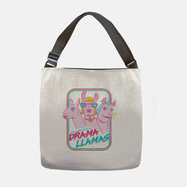 Drama Llamas-None-Adjustable Tote-Bag-hbdesign