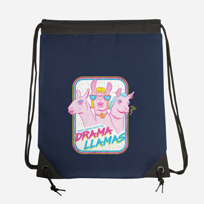 Drama Llamas-None-Drawstring-Bag-hbdesign