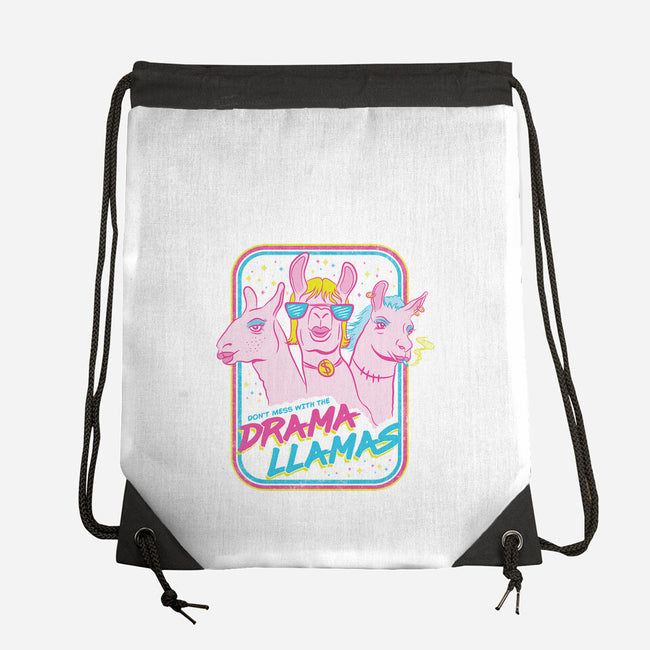 Drama Llamas-None-Drawstring-Bag-hbdesign