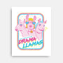 Drama Llamas-None-Stretched-Canvas-hbdesign