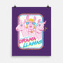 Drama Llamas-None-Matte-Poster-hbdesign