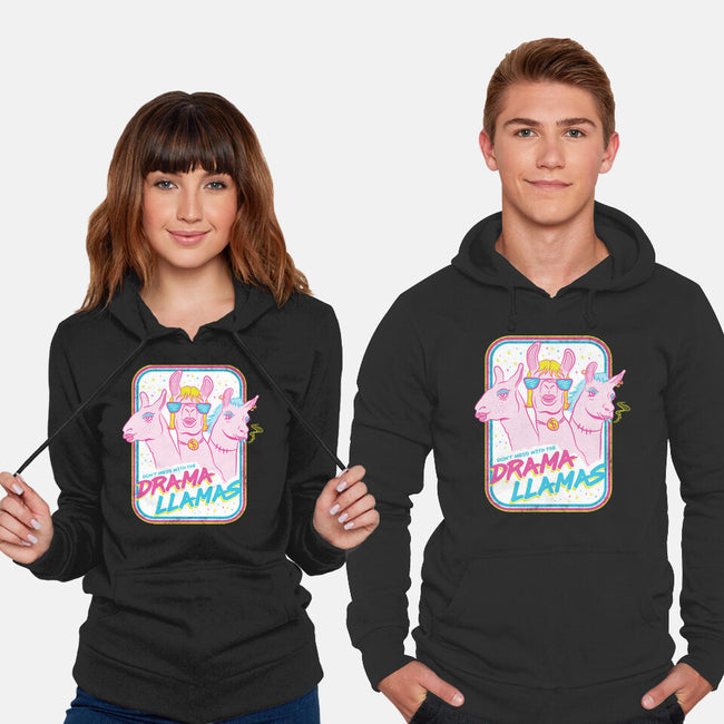 Drama Llamas-Unisex-Pullover-Sweatshirt-hbdesign