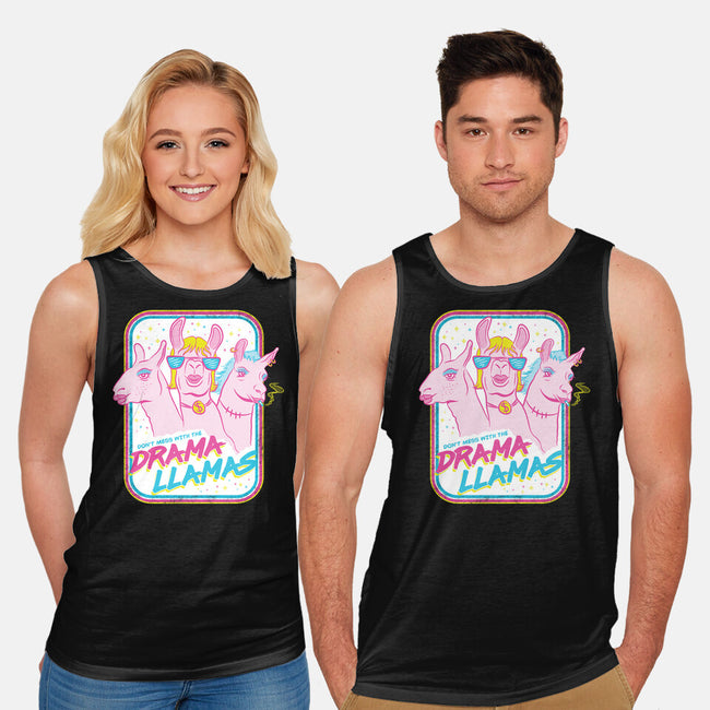 Drama Llamas-Unisex-Basic-Tank-hbdesign
