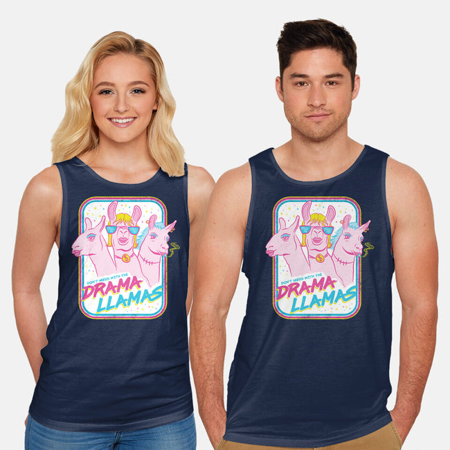 Drama Llamas-Unisex-Basic-Tank-hbdesign