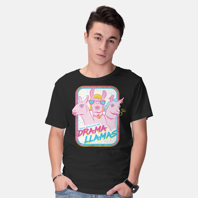 Drama Llamas-Mens-Basic-Tee-hbdesign