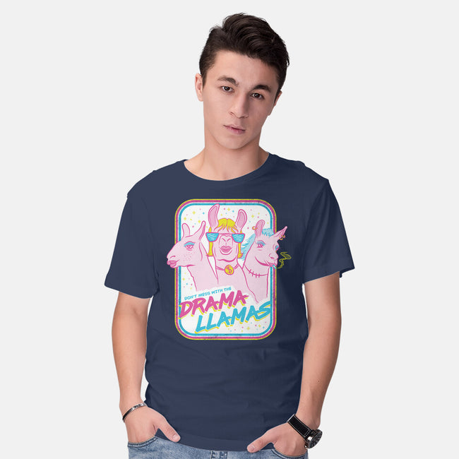Drama Llamas-Mens-Basic-Tee-hbdesign
