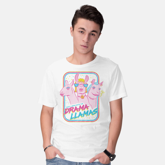 Drama Llamas-Mens-Basic-Tee-hbdesign