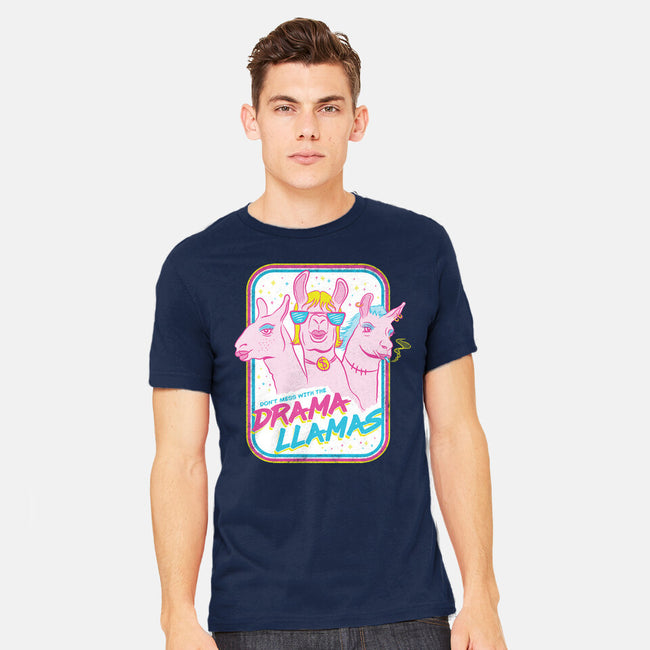 Drama Llamas-Mens-Heavyweight-Tee-hbdesign