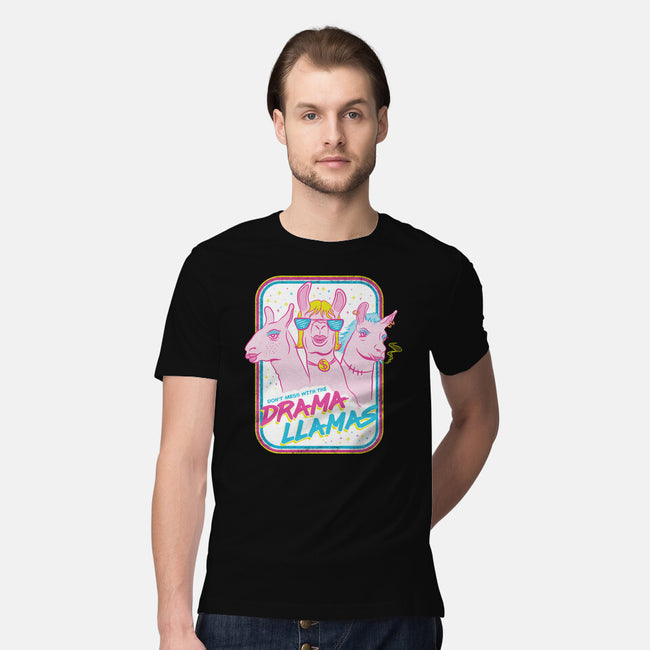 Drama Llamas-Mens-Premium-Tee-hbdesign
