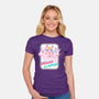 Drama Llamas-Womens-Fitted-Tee-hbdesign