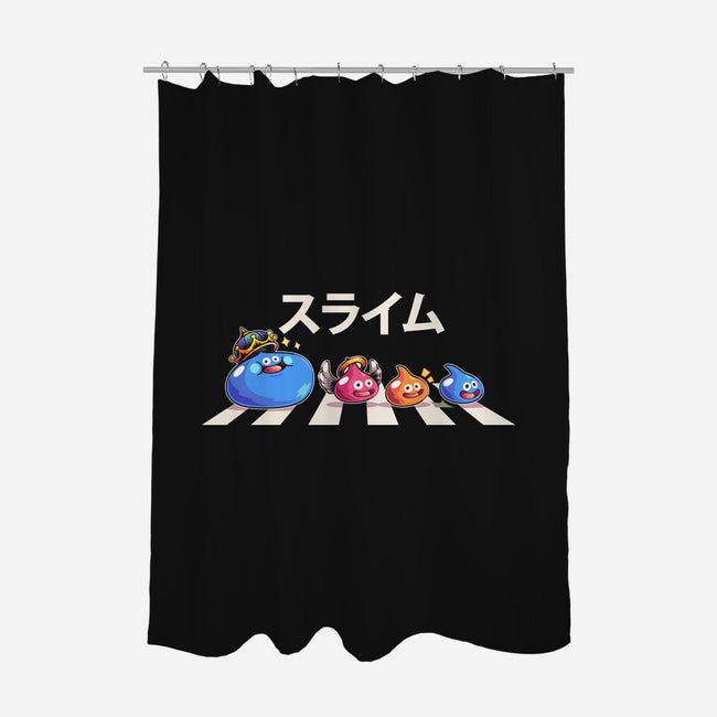 The Slimes-None-Polyester-Shower Curtain-2DFeer