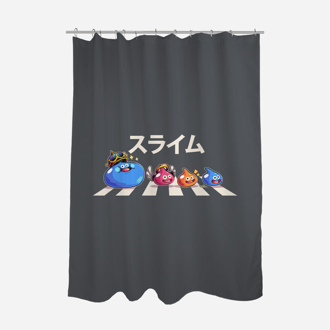 The Slimes-None-Polyester-Shower Curtain-2DFeer