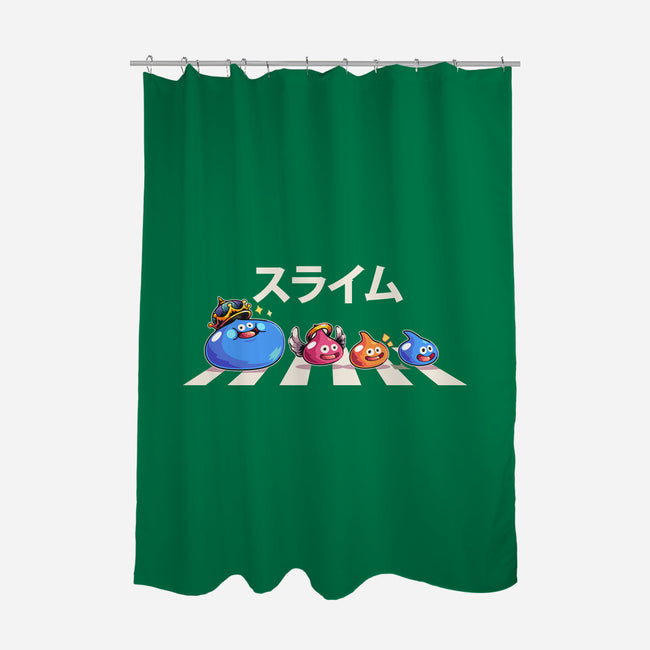 The Slimes-None-Polyester-Shower Curtain-2DFeer