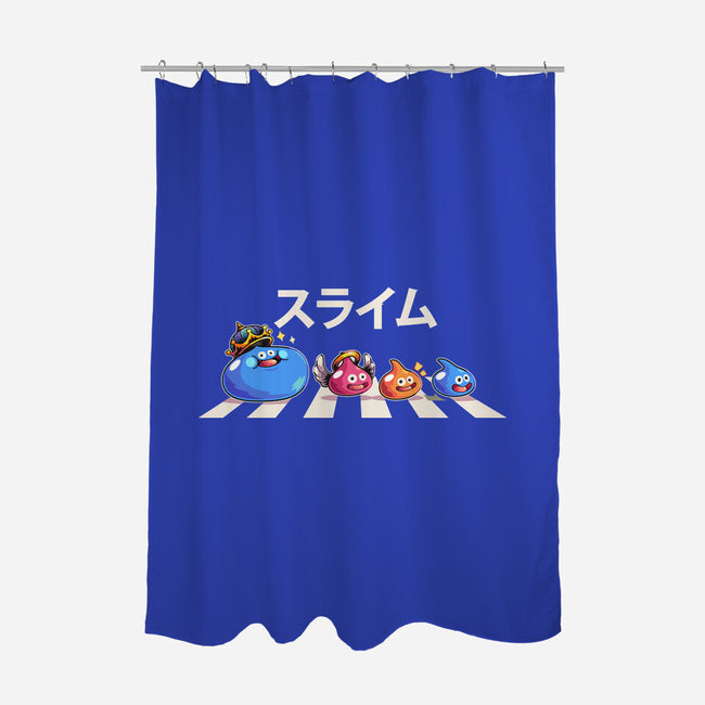 The Slimes-None-Polyester-Shower Curtain-2DFeer