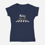The Mando-Womens-V-Neck-Tee-2DFeer