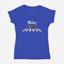 The Mando-Womens-V-Neck-Tee-2DFeer