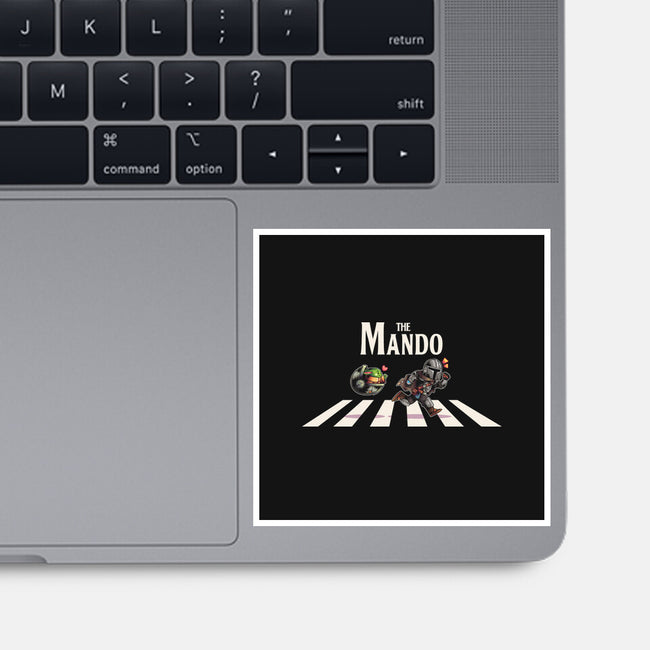 The Mando-None-Glossy-Sticker-2DFeer
