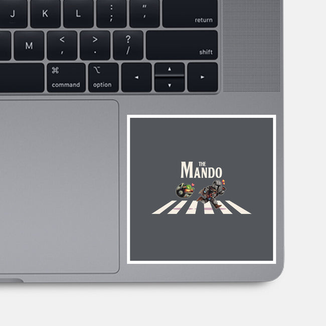 The Mando-None-Glossy-Sticker-2DFeer