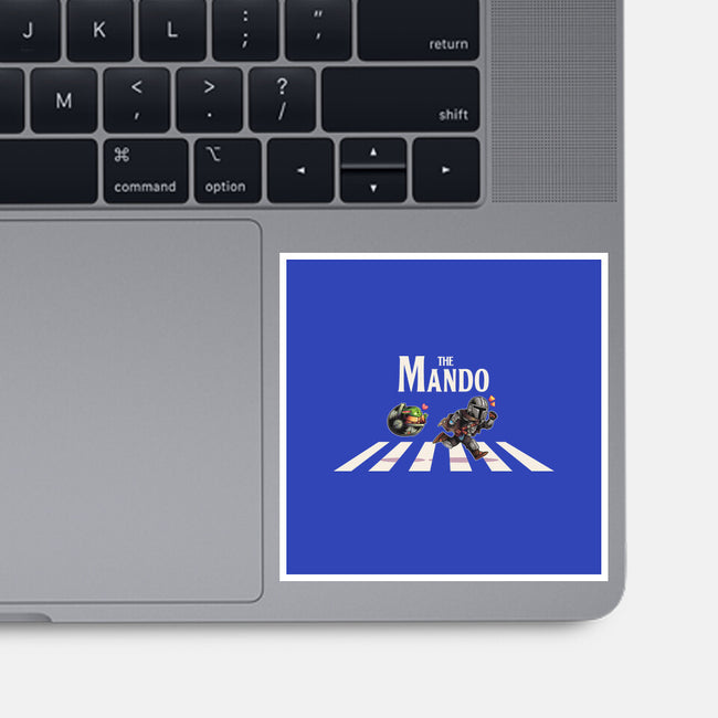The Mando-None-Glossy-Sticker-2DFeer