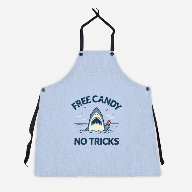 Free Candy No Tricks-Unisex-Kitchen-Apron-BridgeWalker