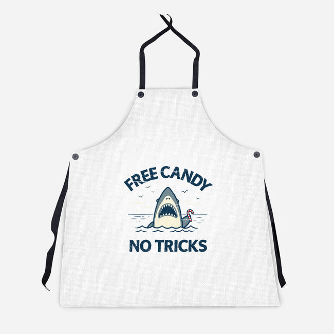 Free Candy No Tricks-Unisex-Kitchen-Apron-BridgeWalker