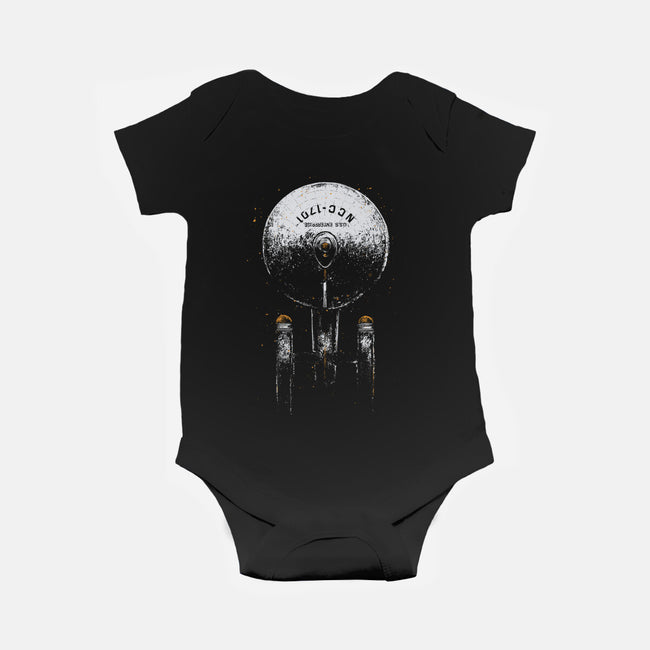Boldly Go Starship-Baby-Basic-Onesie-xMorfina