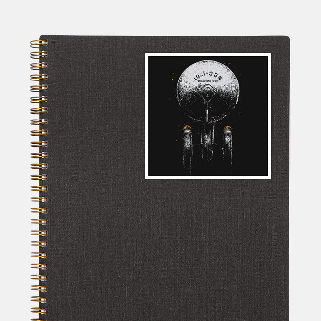 Boldly Go Starship-None-Glossy-Sticker-xMorfina