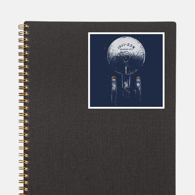 Boldly Go Starship-None-Glossy-Sticker-xMorfina