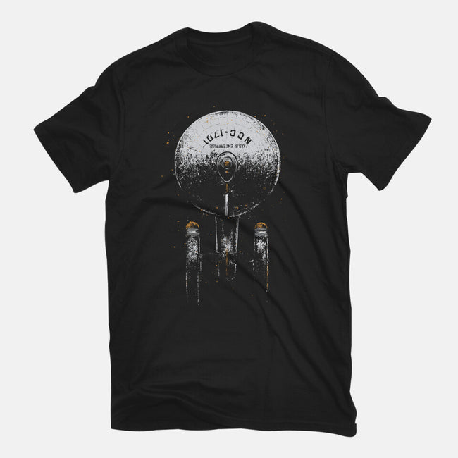 Boldly Go Starship-Womens-Fitted-Tee-xMorfina