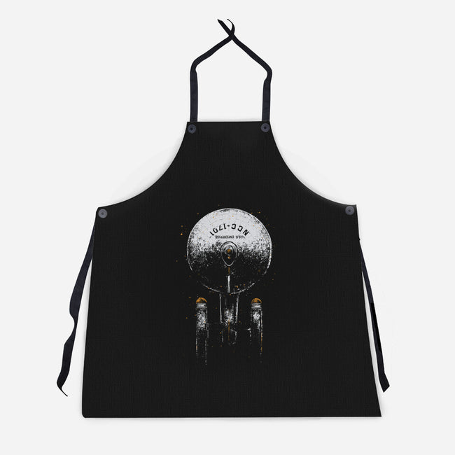 Boldly Go Starship-Unisex-Kitchen-Apron-xMorfina