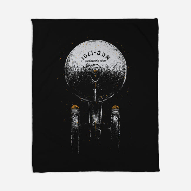 Boldly Go Starship-None-Fleece-Blanket-xMorfina
