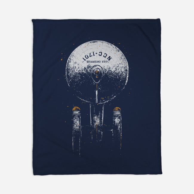 Boldly Go Starship-None-Fleece-Blanket-xMorfina