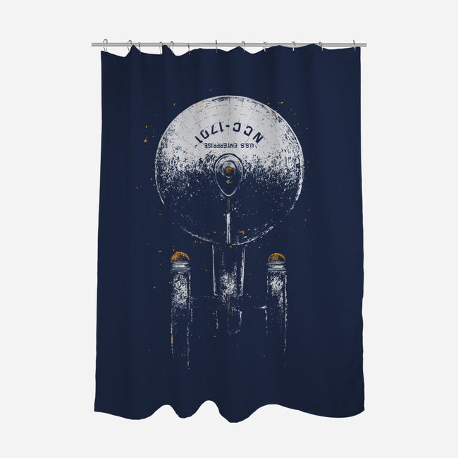 Boldly Go Starship-None-Polyester-Shower Curtain-xMorfina