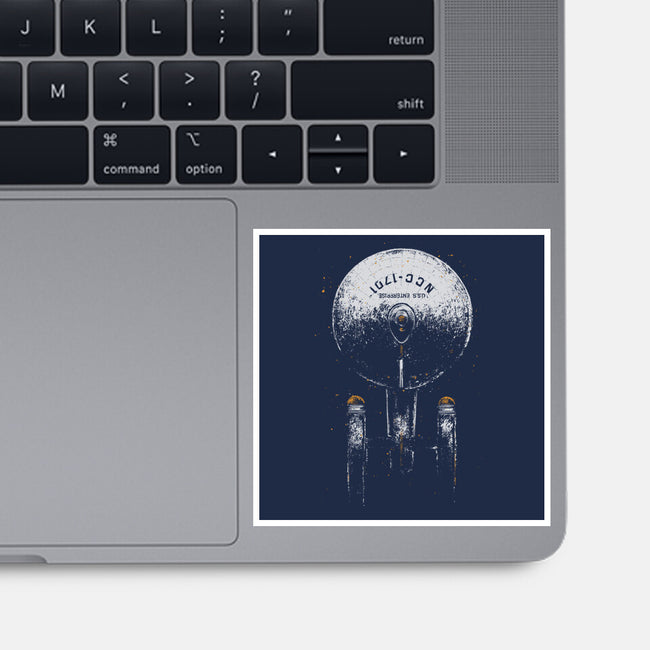 Boldly Go Starship-None-Glossy-Sticker-xMorfina